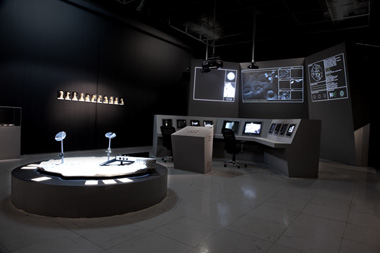 The Moon Goose Analogue, installation view with MGA model, FACT, 2011, @ the artist 